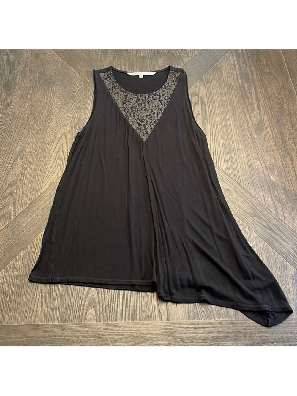 Rachel Roy Black Tank Top Medium